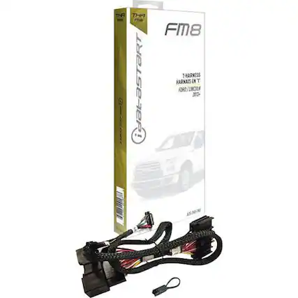 Front. iDataStart - T-Harness for Select Ford and Lincoln Vehicles - Black.