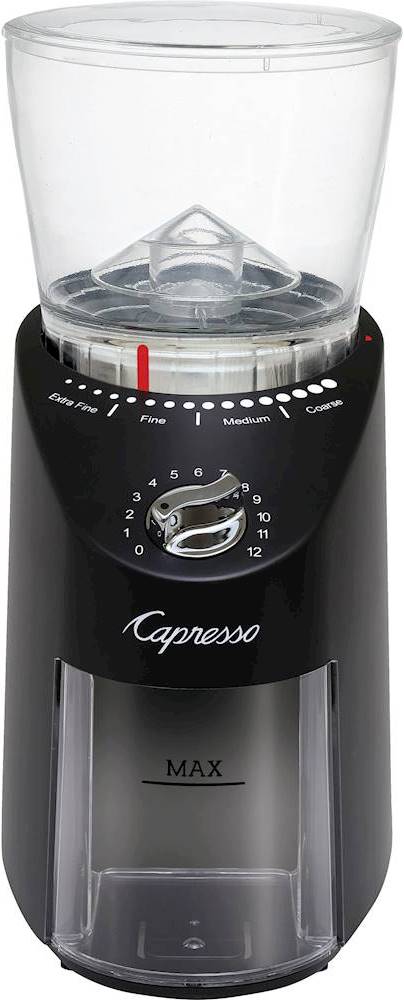Capresso Infinity Plus 4-Oz. Conical Burr Coffee Grinder Black 570.01 -  Best Buy