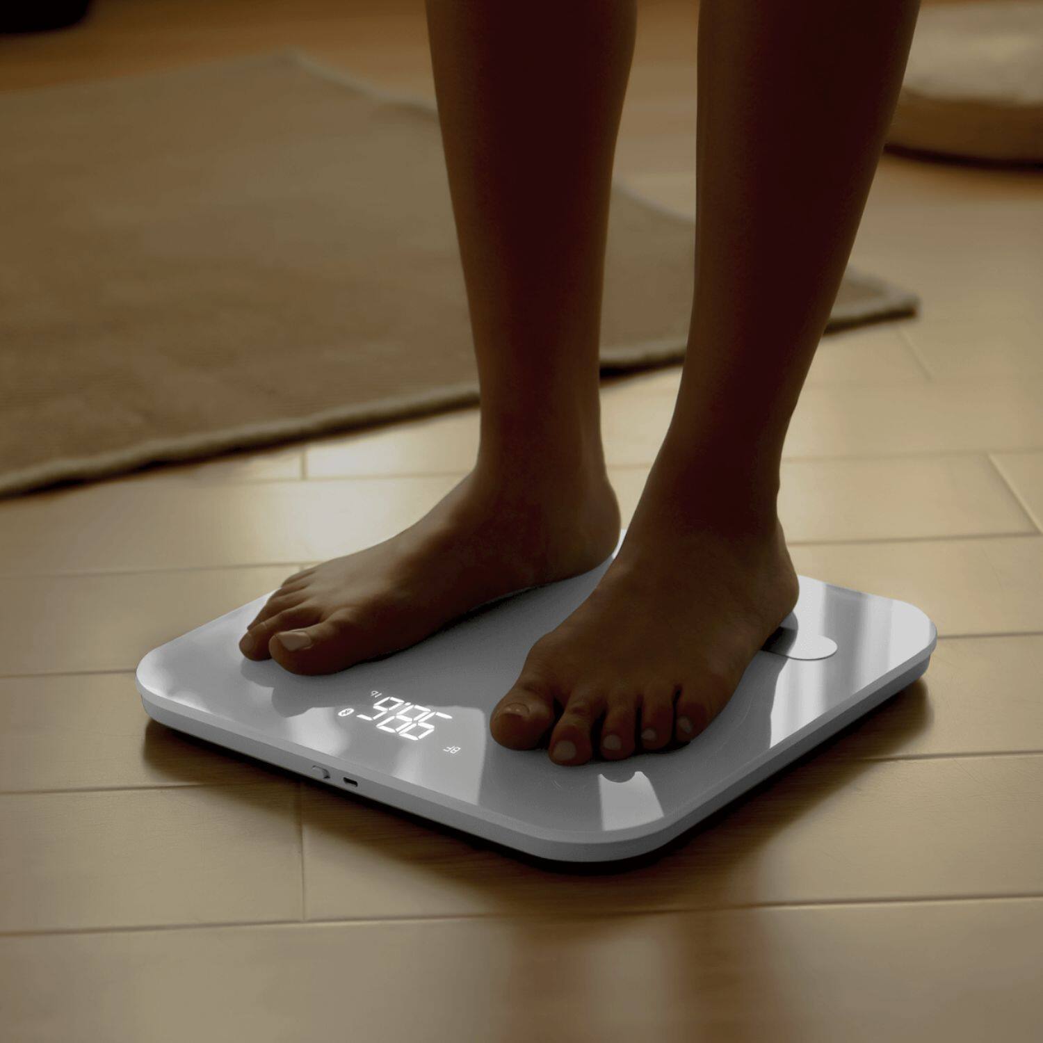 Alt View 15. Yunmai - S Body Fat Monitor Scale - White.