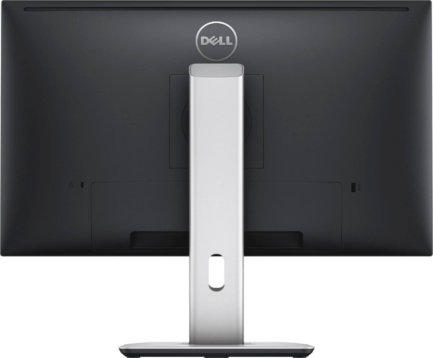 Back. Dell - Geek Squad Certified Refurbished UltraSharp 25" IPS LED QHD Monitor - Black.