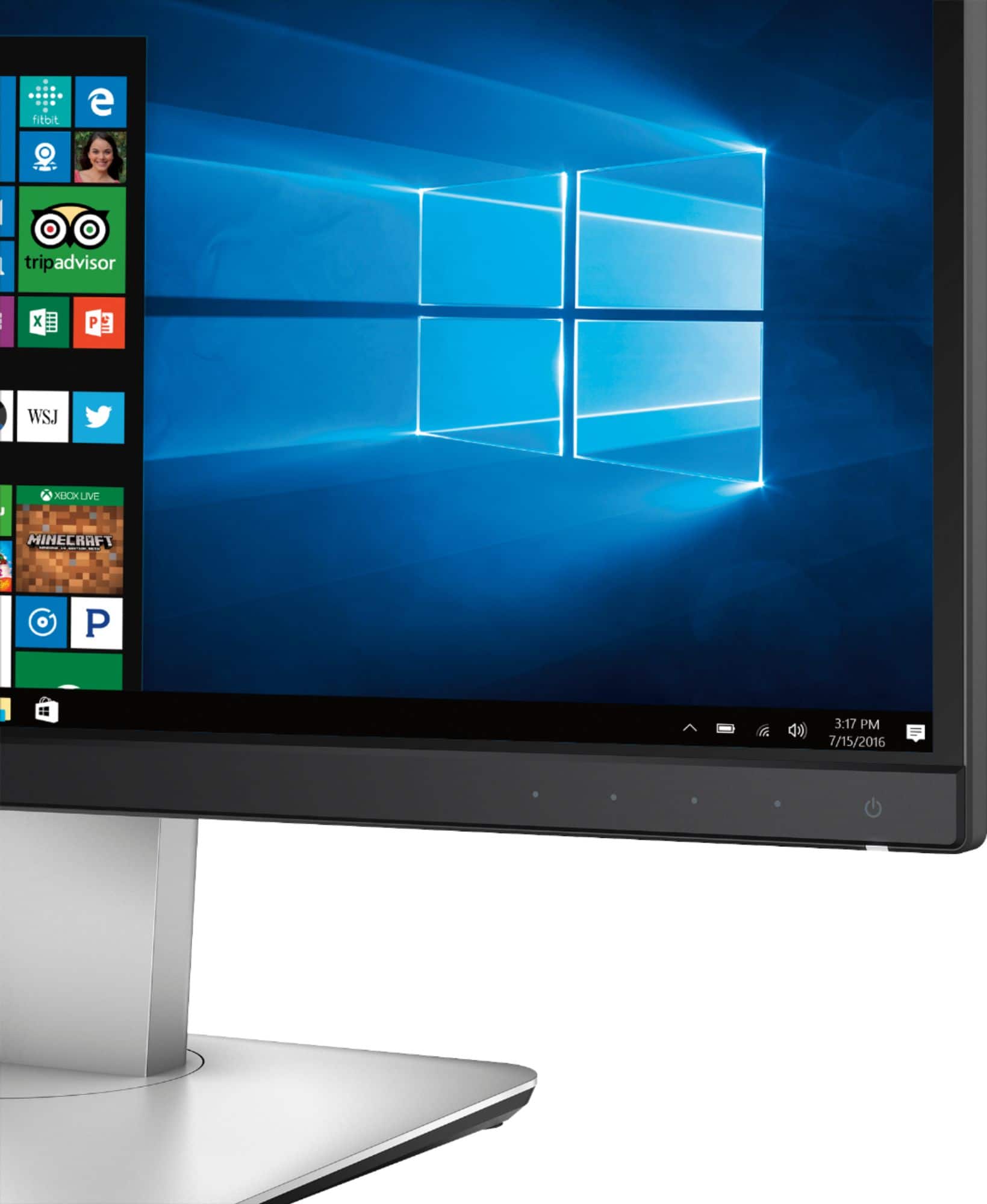 Alt View 12. Dell - Geek Squad Certified Refurbished UltraSharp 25" IPS LED QHD Monitor - Black.