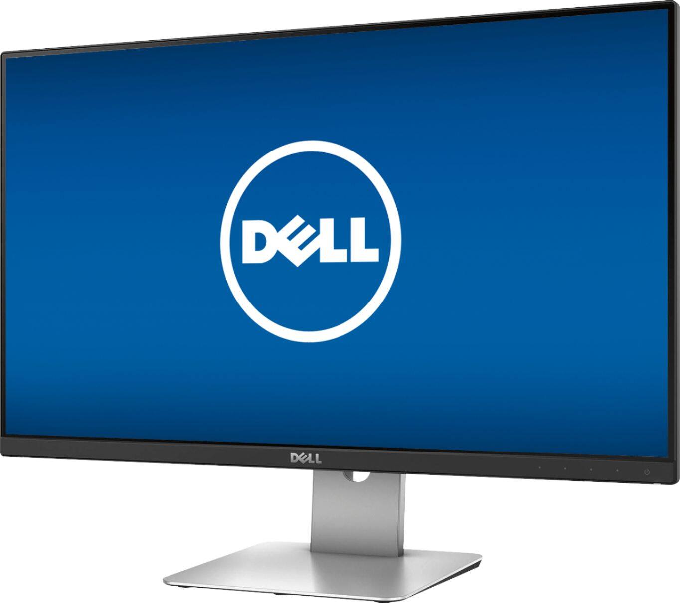 Left. Dell - Geek Squad Certified Refurbished 23.8" IPS LED FHD Monitor - Black.