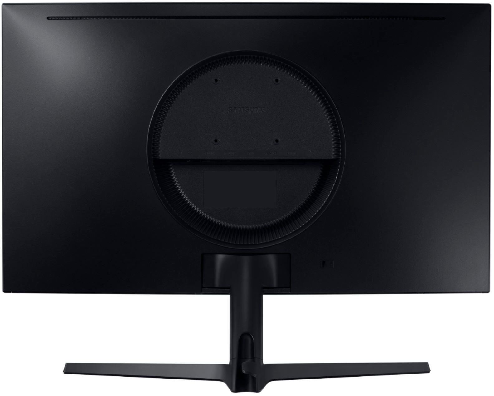 Back View: Samsung - Geek Squad Certified Refurbished CRG5 Series 27" LED Curved FHD G-Sync Monitor - Dark Blue/Gray