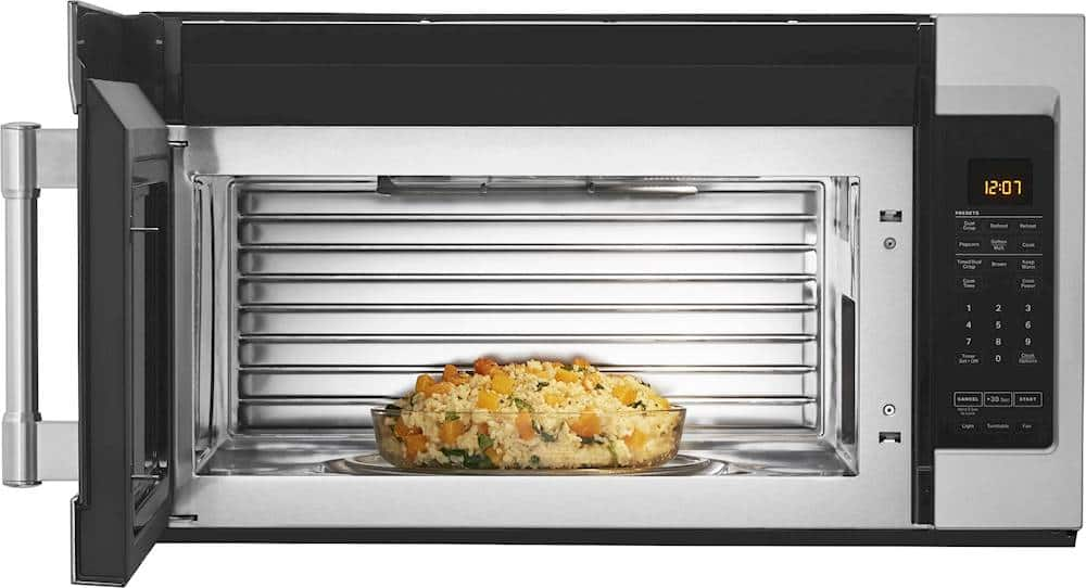 Maytag Maytag - 1.9 Cu. Ft. Over-the-Range Microwave with Sensor Cooking and Dual Crisp - Stainless Steel 7