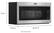 Alt View 1. Maytag - 1.9 Cu. Ft. Over-the-Range Microwave with Sensor Cooking and Dual Crisp - Stainless Steel.