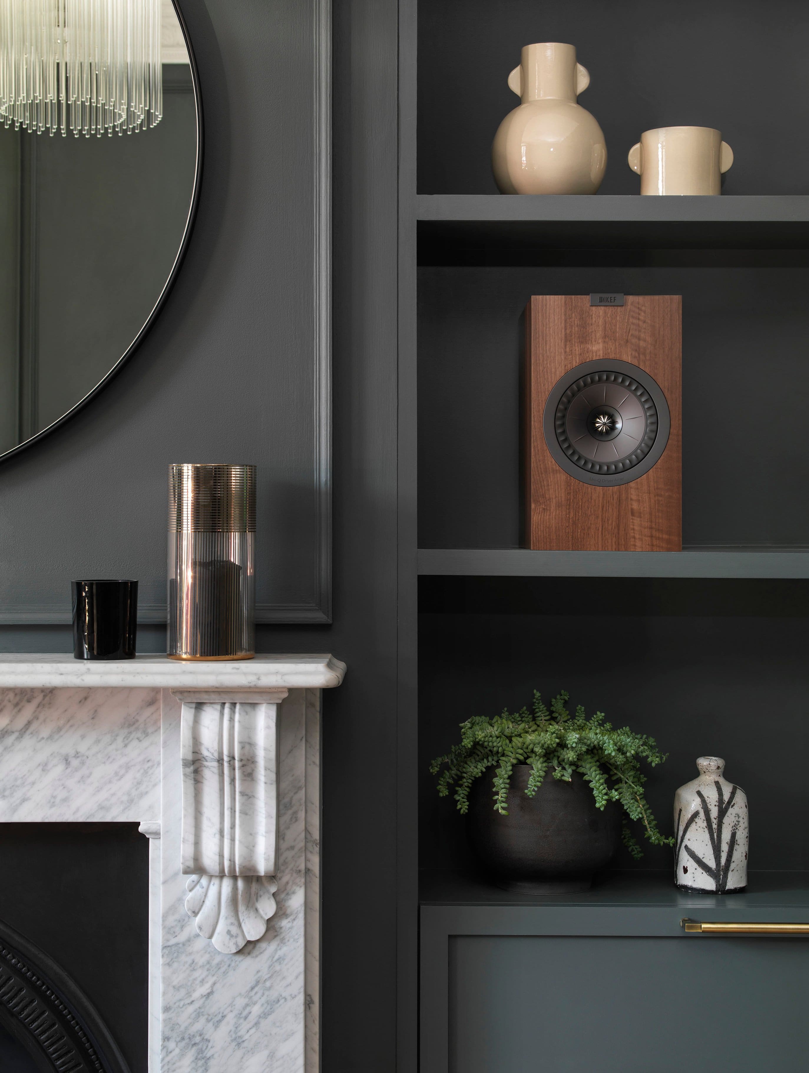 Alt View 13. KEF - Q150 Series 5.25" 2-Way Bookshelf Speakers (Pair) - Walnut.