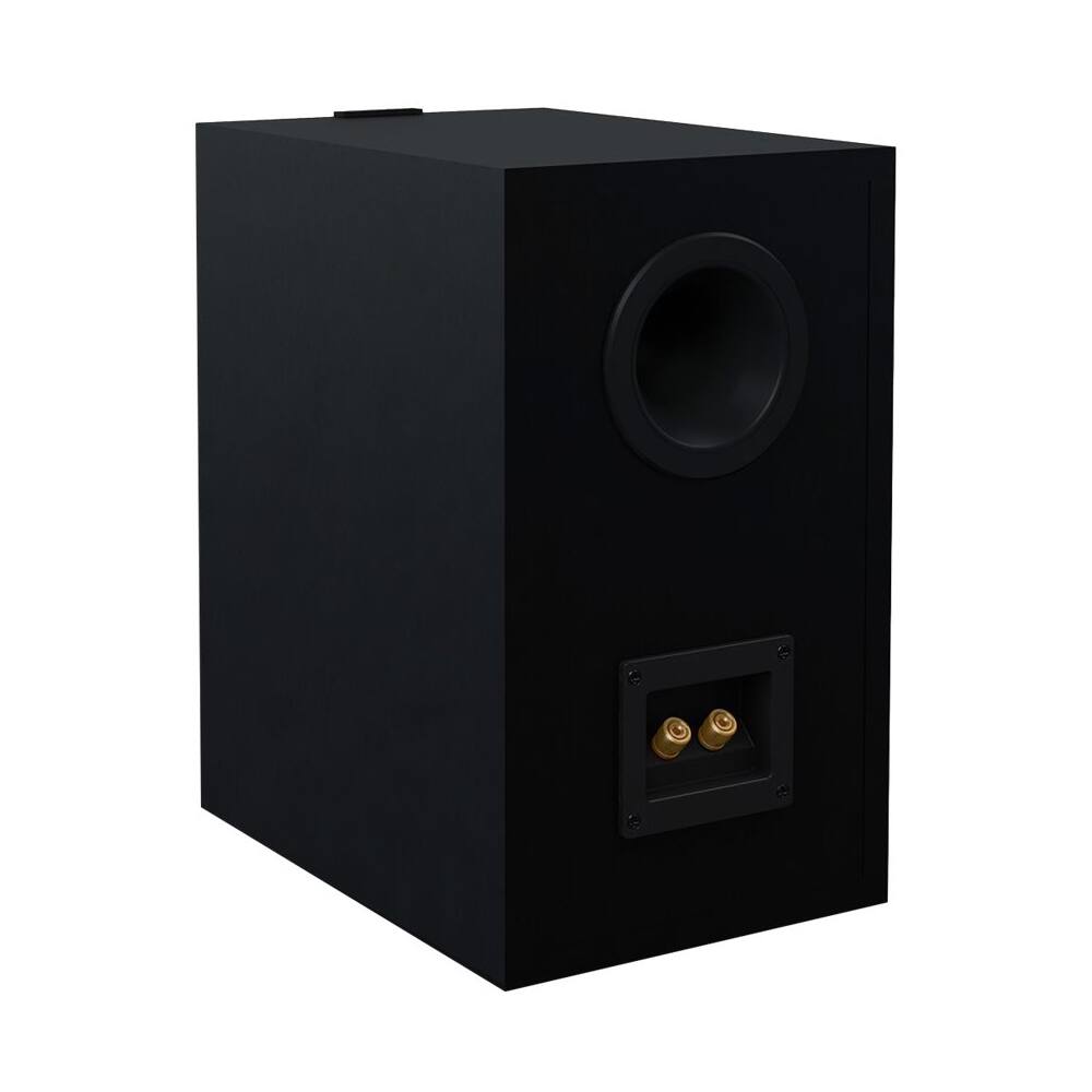 Back. KEF - Q Series 6.5" 2-Way Bookshelf Speakers (Pair) - Walnut.