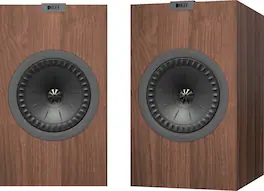 KEF - Q Series 6.5" 2-Way Bookshelf Speakers (Pair) - Walnut