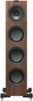 Front. KEF - Q Series 5.25" 2.5-Way Floorstanding Speaker (Each) - Walnut.
