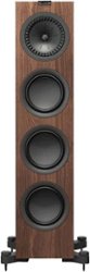 KEF - Q Series 5.25" 2.5-Way Floorstanding Speaker (Each) - Walnut - Front_Zoom