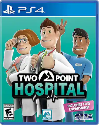Front. SEGA - Two Point Hospital. - E10+ (Everyone 10+)
