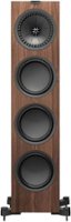 KEF - Q Series 8" 2.5-Way Floorstanding Speaker (Each) - Walnut - Front_Zoom