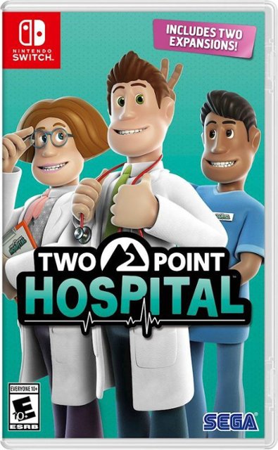 Front Zoom. Two Point Hospital Standard Edition - Nintendo Switch.