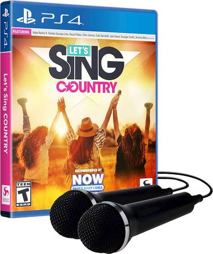 Let's Sing Country Bundle Standard Edition - PlayStation 4 was $39.99 now $21.99 (45.0% off)