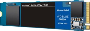 WD - Blue SN550 250GB PCIe Gen 3 x4 NVMe Internal Solid State Drive with 3D NAND Technology - Front_Zoom