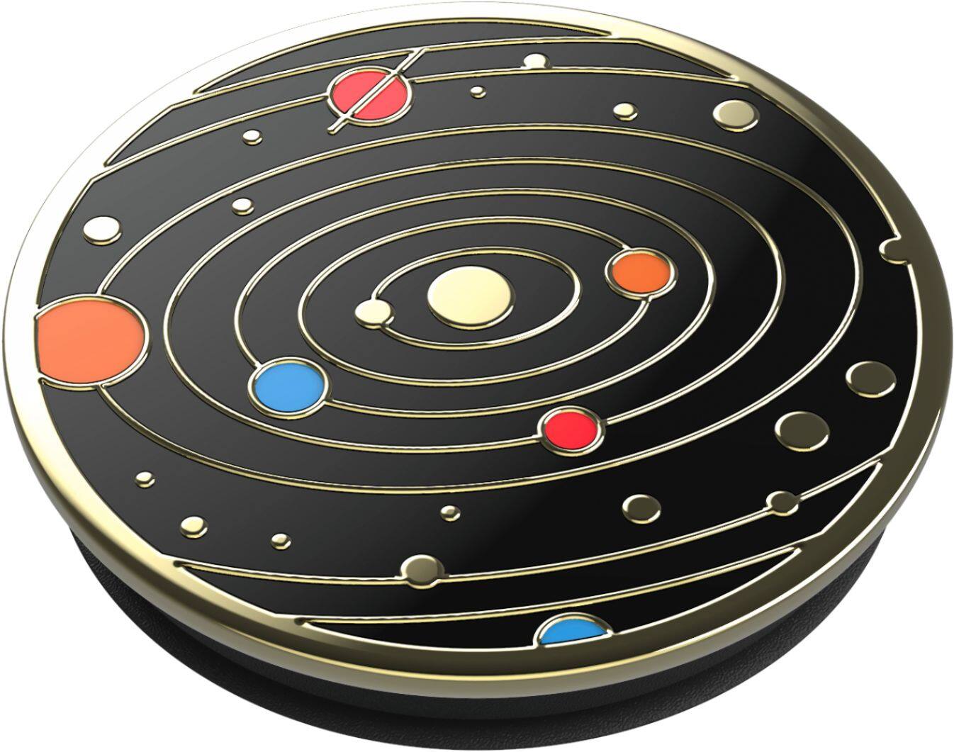 Alt View 12. PopSockets - PopGrip Premium Cell Phone Grip & Stand - Enamel Solar Flare.