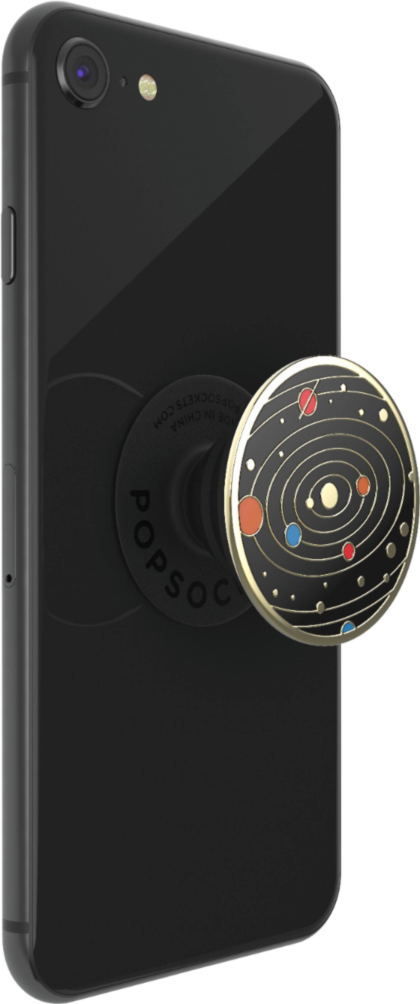 Alt View 14. PopSockets - PopGrip Premium Cell Phone Grip & Stand - Enamel Solar Flare.