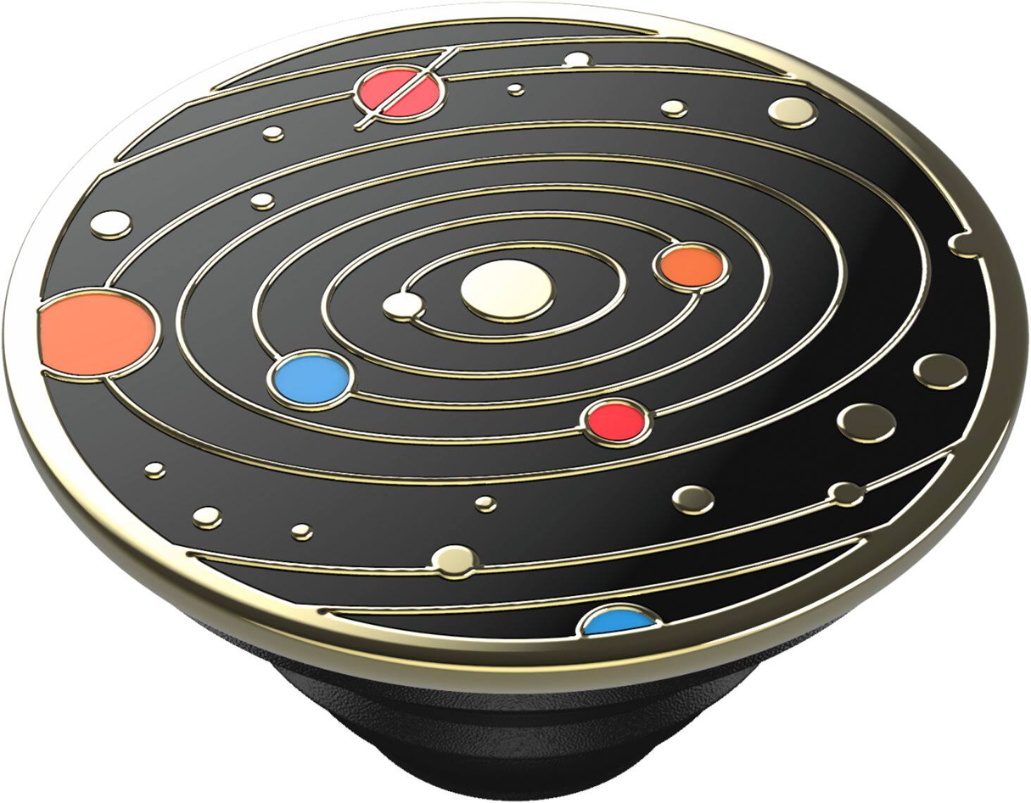 Alt View 17. PopSockets - PopGrip Premium Cell Phone Grip & Stand - Enamel Solar Flare.