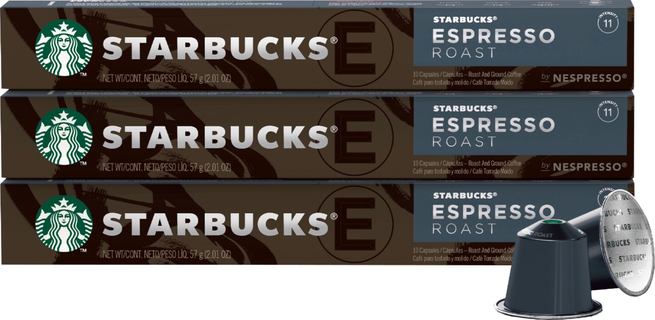Starbucks By Nespresso vertuo line Pods Dark Roast Coffee Espresso
