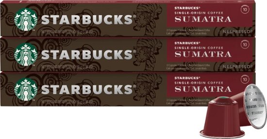 Starbucks – Nespresso Sumatra Coffee Pods (30-Pack)