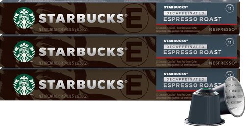 Starbucks - Nespresso Decaf Espresso Coffee Pods (30-Pack)