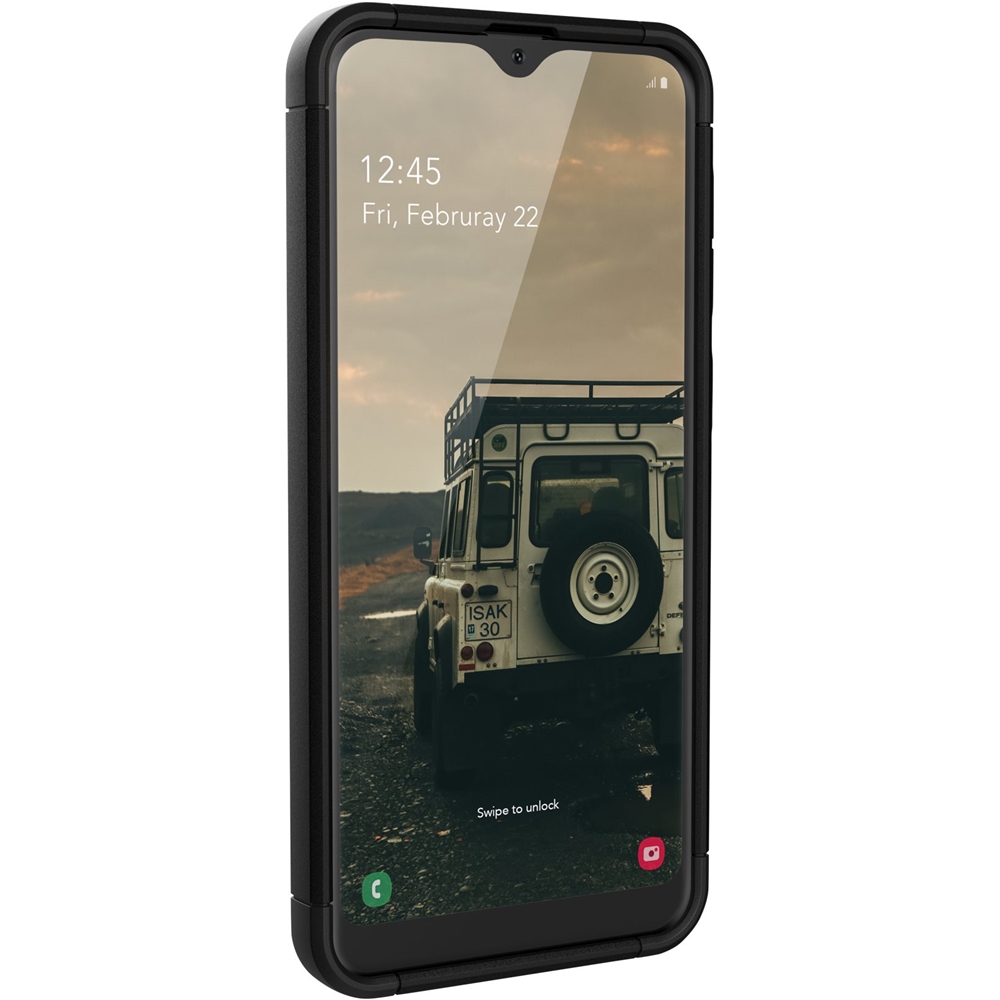 Left View: UAG - Case for Samsung Galaxy A20 - Black