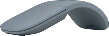 Microsoft - Arc Wireless BlueTrack Ambidextrous Mouse - Ice Blue - Front_Zoom