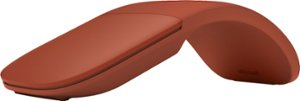 Microsoft - Surface Arc Wireless BlueTrack Ambidextrous Mouse - Poppy Red - Front_Zoom