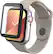 Angle. ZAGG - InvisibleShield GlassFusion Screen Protector for Apple Watch Series 4, Series 5, SE, Series 6 44mm - Clear.
