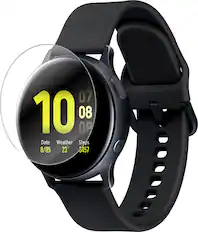 Angle. ZAGG - InvisibleShield Ultra Clear Screen Protector for Samsung Galaxy Watch Active2 40mm - Clear.