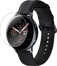 Angle. ZAGG - InvisibleShield Ultra Clear Screen Protector for Samsung Galaxy Watch Active2 44mm - Clear.