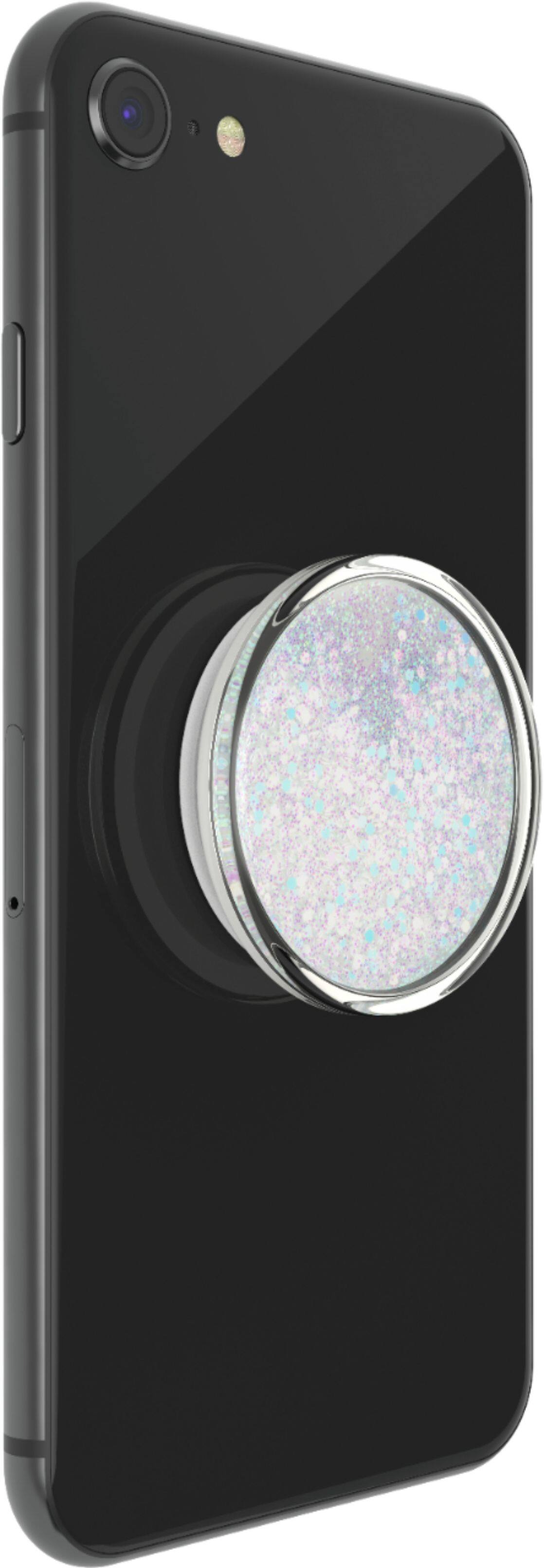 Alt View 13. PopSockets - PopGrip Tidepool Cell Phone Grip and Stand - Tidepool Halo White.