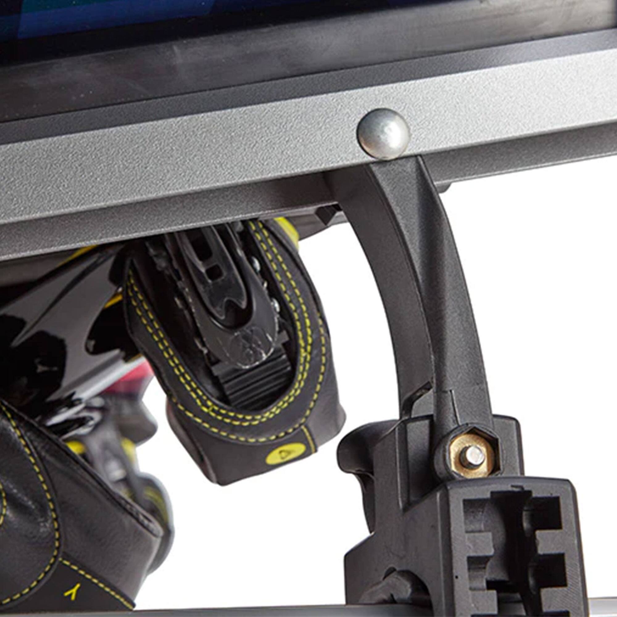 Alt View 6. Yakima - Yakima FreshTrack 6 Universal Car Roof Top Mount Ski and Snowboard Rack, Black - Silver.