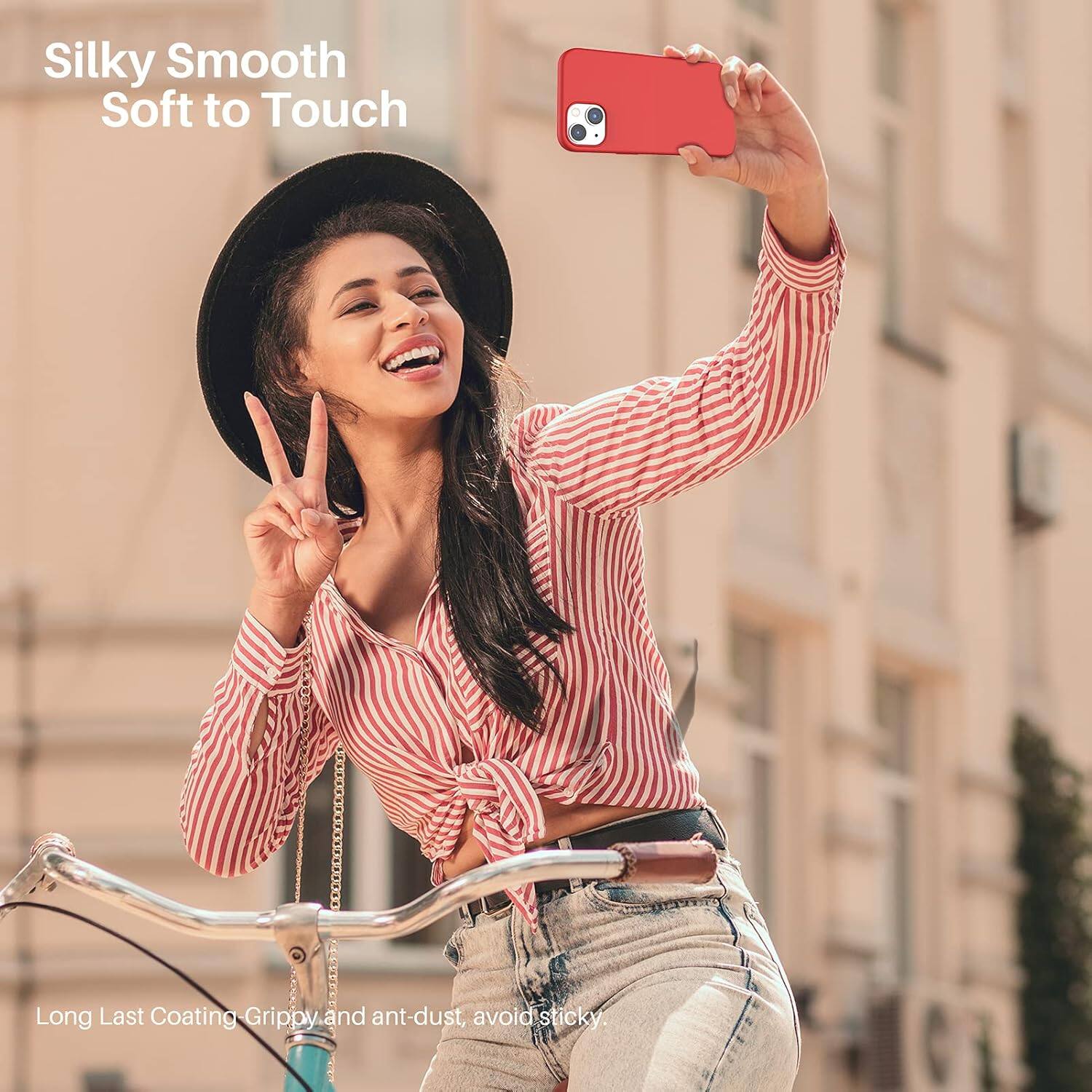 Silky Smooth Soft to Touch
Long Last Coating-Grippy and anti-dust, avoid sticky.