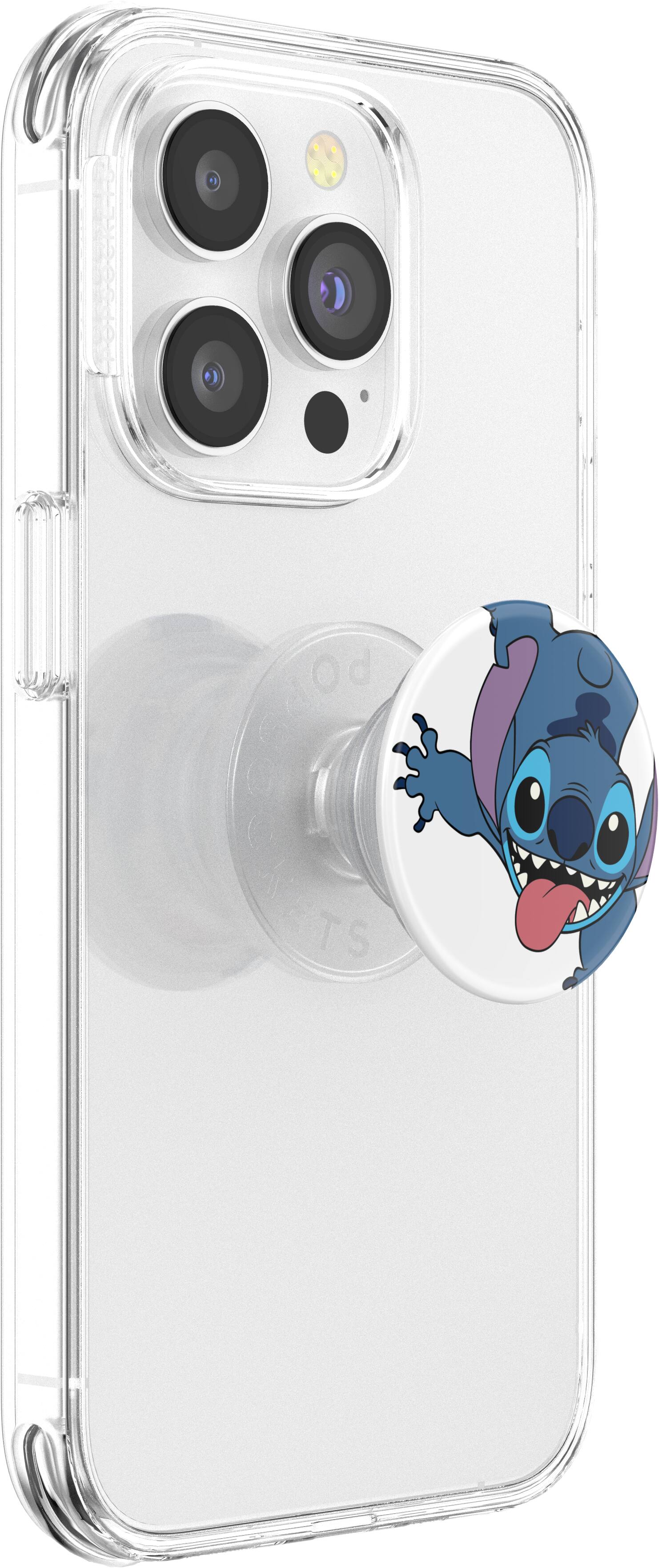 Alt View 12. PopSockets - Adhesive PopGrip Universal Grip & Stand for Cell Phones - Disney Crash Landing Stitch.