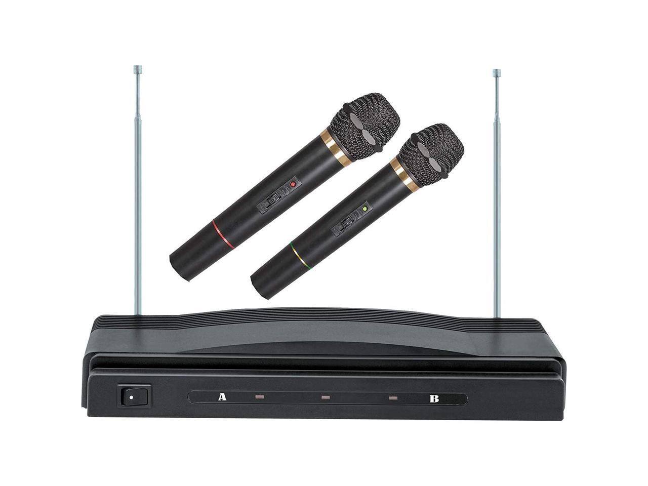 Alt View 5. Supersonic - Supersonic SC-900 Professional Wireless Dual Microphone System - Black.