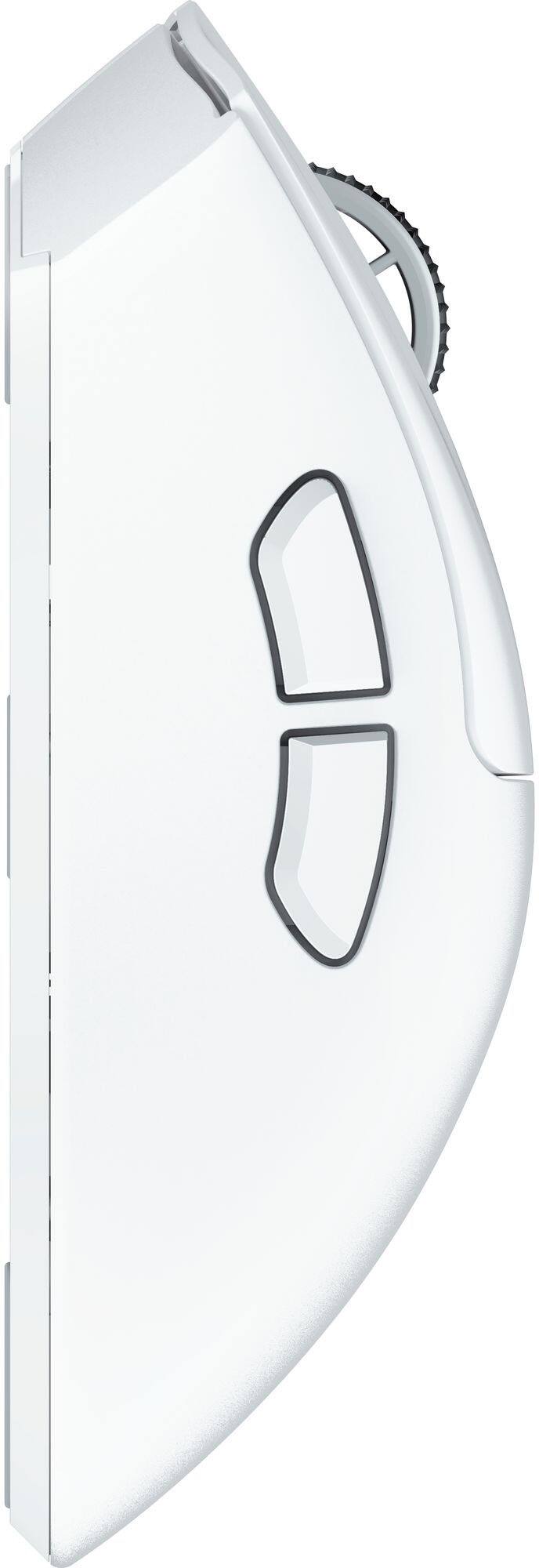 Alt View 7. Razer - DeathAdder V4 Pro Lightweight Optical Gaming Mouse with 150 Hour Battery - White.