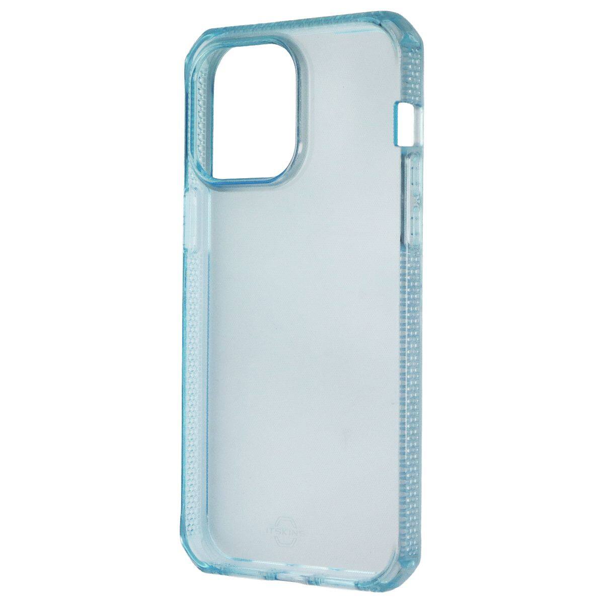Front. Itskins - ITSKINS Spectrum_R // Clear Series Case for Apple iPhone 14 Pro Max - Light Blue - Blue.