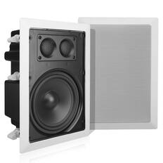 Front. Pyle - 6.5'' Home In-Wall / Ceiling Speakers - Black.