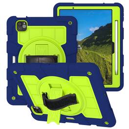 Dteck - Heavy Duty Rugged Case for Apple iPad Air (M4) 11" 2026&2025&2024,Shockproof Kickstand Cover with Shoulder Strap - H