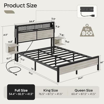 繭ページ Amazon.com: busyaeh King Size Bed Frame with Upholstered