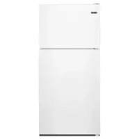 Maytag - 20.5 Cu. Ft. Top-Freezer Refrigerator - White - Front_Zoom