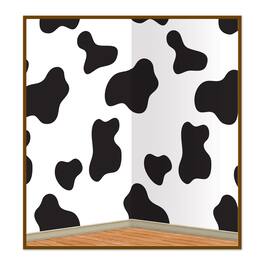 The Beistle Company - Cow Print Backdrop (Pack of 6) - Multicolor