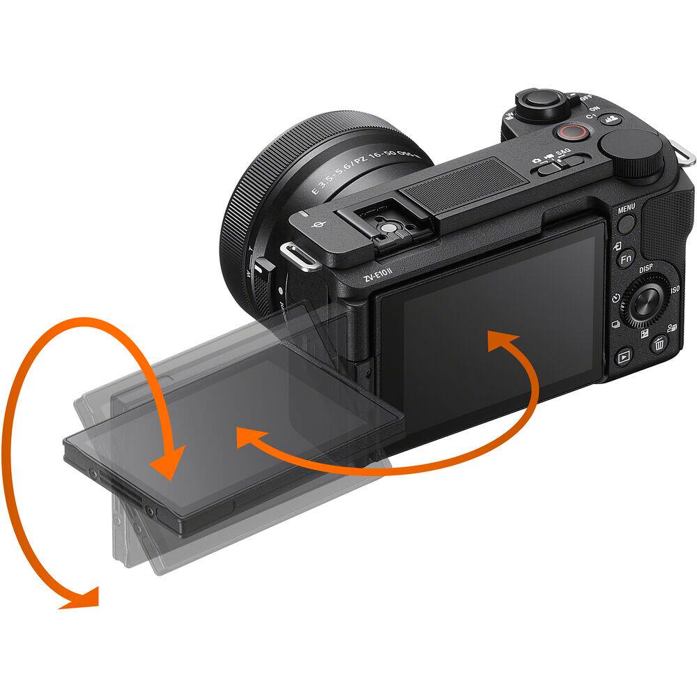 Sony ZV E10 II Mirrorless Camera Black + 16 50mm & 55 210mm