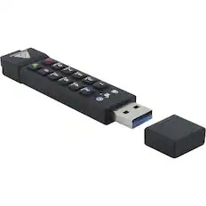 Front. Apricorn - Apricorn 128GB Aegis Secure Key 3z USB 3.1 Flash Drive - 128 GB - USB 3.1 - 77 MB/s Read Speed - 72 MB/s Write Speed - Unknown.