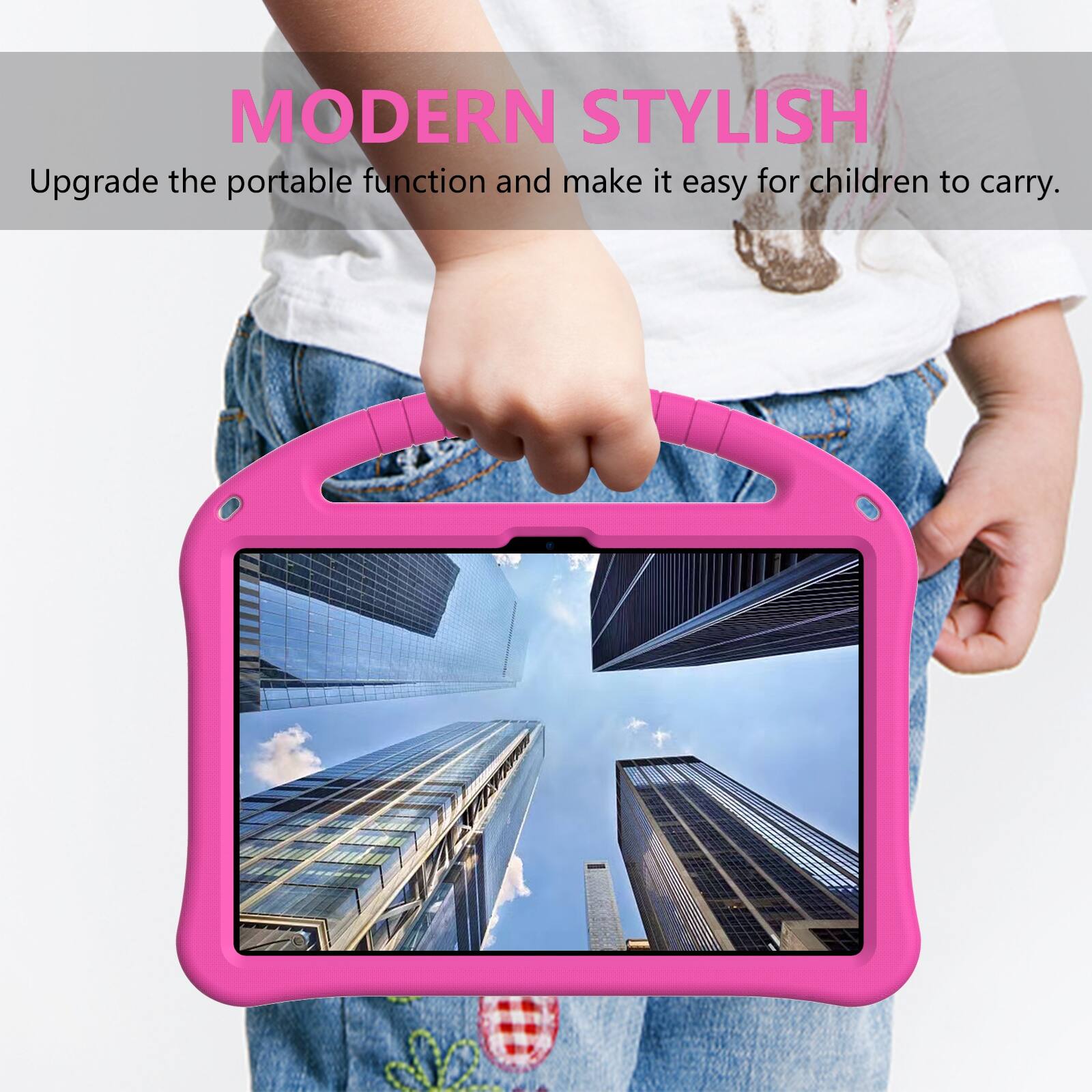 MODERN STYLISH  
Upgrade the portable function and make it easy for children to carry.