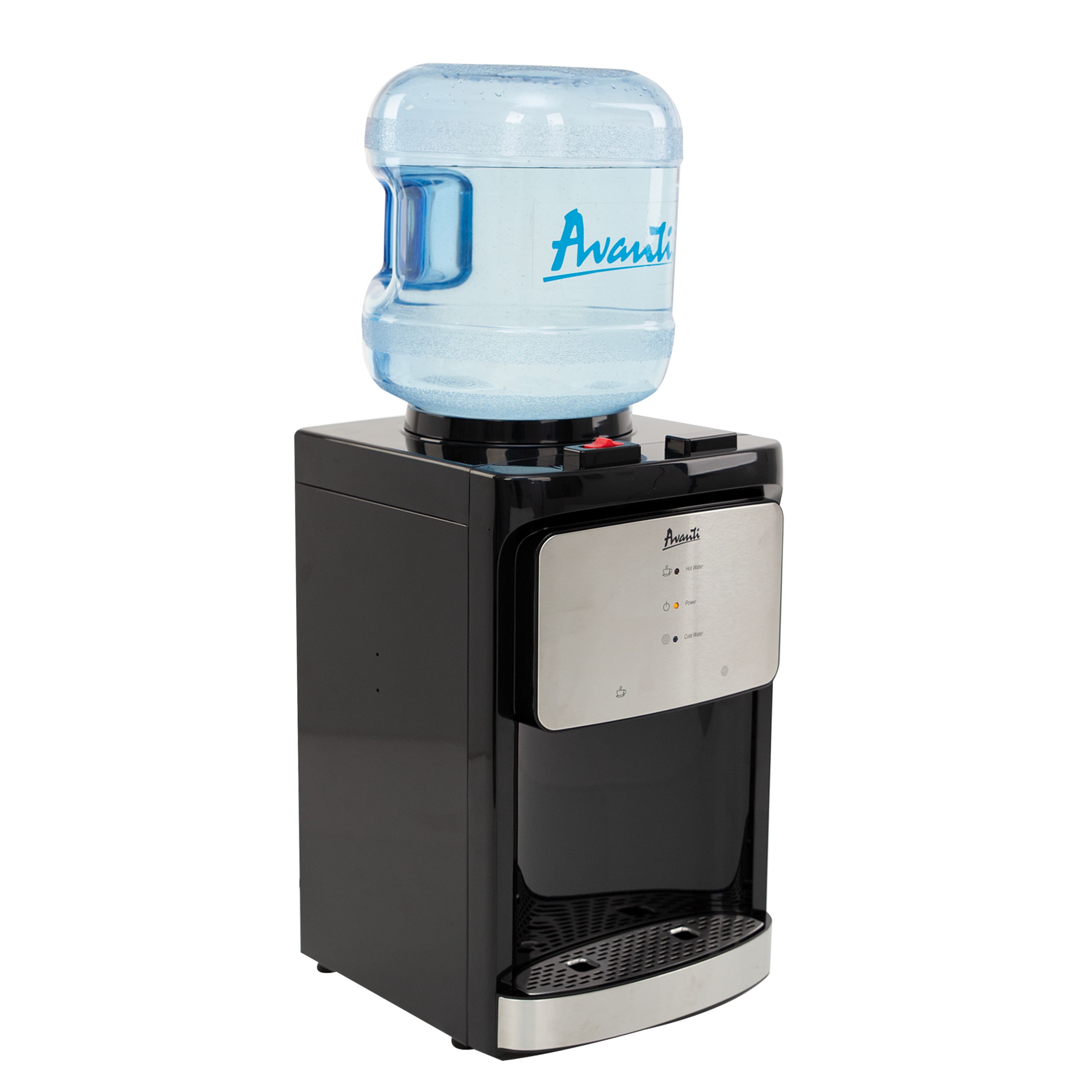 Avanti - Countertop Thermoelectric Hot and Cold Water Dispenser, 3 or 5 Gallon - Stainless Steel