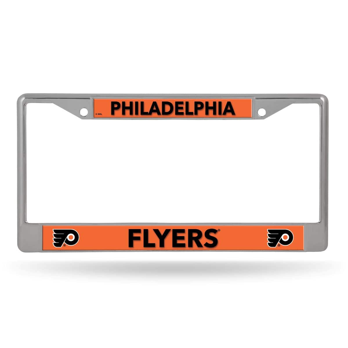 Rico Industries - Philadelphia Flyers Lightweight Chrome Metal License Plate Frame - Multi
