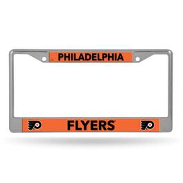 Rico Industries - Philadelphia Flyers Lightweight Chrome Metal License Plate Frame - Multi