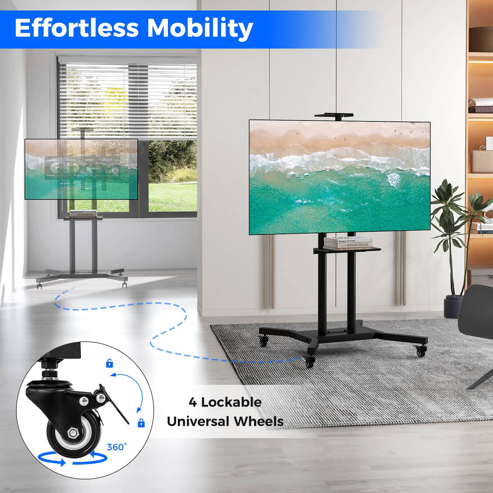 Effortless Mobility - IRIA 1 F 4 Lockable Universal Wheels 360